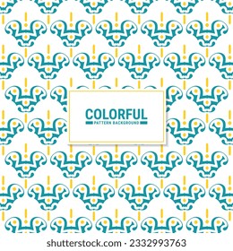 Colorful abstract geometric pattern design