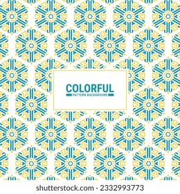 Colorful abstract geometric pattern design