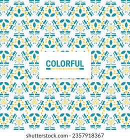 Colorful abstract geometric pattern design