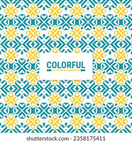 Colorful abstract geometric pattern design