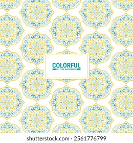 Colorful abstract geometric pattern design