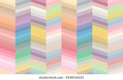Colorful abstract geometric pattern - isometric prismatic background - stock illustration