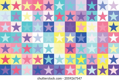 Colorful abstract geometric pattern, seamless bauhaus style design, graphic modern pattern, repeating geometric pattern, modern style vector illustration