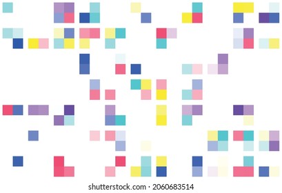 Colorful abstract geometric pattern, seamless bauhaus style design, graphic modern pattern, repeating geometric pattern, modern style vector illustration