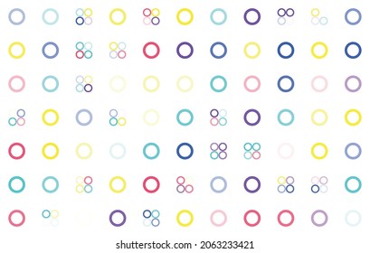 Colorful abstract geometric pattern, seamless bauhaus style design, graphic modern pattern, repeating geometric pattern, modern style vector illustration