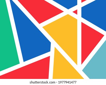 Colorful abstract geometric pattern with simple design,shape. Modern background for web banner,poster,branding,wallpaper, vector illustration 