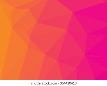 Colorful abstract geometric rumpled triangular low poly style vector illustration graphic background