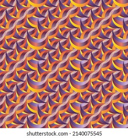 Colorful Abstract Geometric Seamless Pattern Design