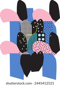 Colorful Abstract Geometric Seamless Pattern