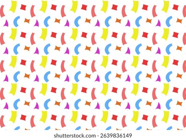Colorful Abstract Geometric Seamless Pattern Background