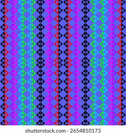 Colorful abstract geometric seamless pattern with playful dots for modern fabric and wallpaper design