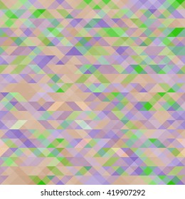 Colorful abstract geometric seamless pattern background with triangles and polygons shapes. Ideal for web and app template, book cover, fabric and gift wrap design.