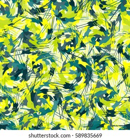 Colorful abstract geometric seamless pattern.