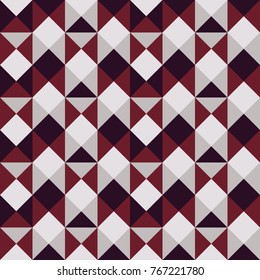 Colorful abstract geometric seamless pattern, vector