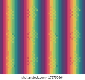 Colorful abstract geometric seamless vector pattern. Can be used in textiles, web, for book design as a background.