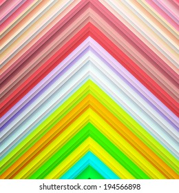 Colorful abstract geometric shadow lines vector background. Vector illustration, EPS10
