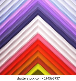 Colorful abstract geometric shadow lines vector background. Vector illustration, EPS10