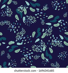 Colorful abstract geometric, shape hand-drawn pattern
