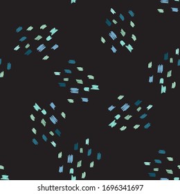 Colorful abstract geometric, shape hand-drawn pattern