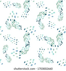 Colorful abstract geometric, shape hand-drawn pattern