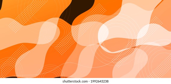 Colorful abstract geometric shapes background design. Banner template