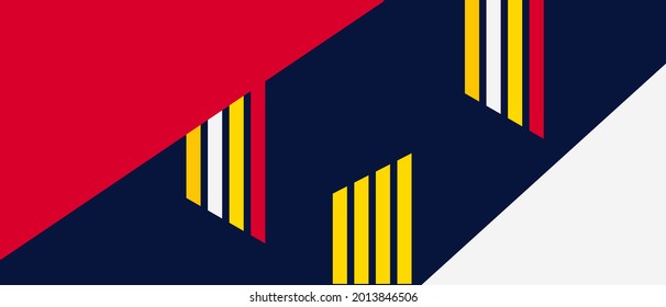 Colorful abstract geometric  shapes background design. Banner template
