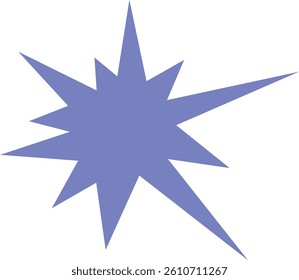Colorful abstract geometric shapes in flat style on white background, perfect for modern design, kids elements, creative decorations, or trendy retro aesthetics.