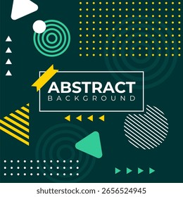 Formas geométricas abstractas coloridas en el fondo de la ilustración