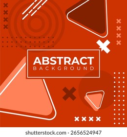 Formas geométricas abstractas coloridas en el fondo de la ilustración
