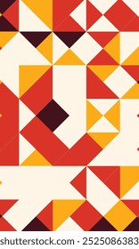 Colorful abstract geometric shapes wallpaper
