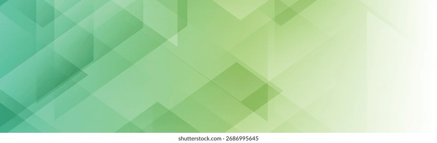 Colorful abstract geometric squares web header