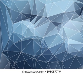 Colorful abstract geometric texture. Background with triangular polygons, low poly style 