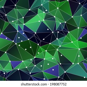 Colorful abstract geometric texture. Background with triangular polygons, low poly style 