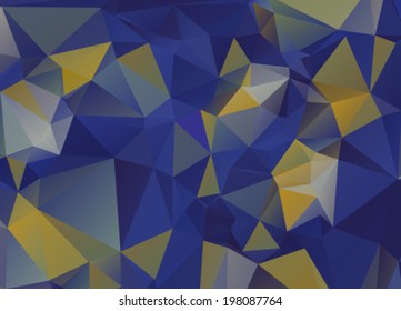 Colorful abstract geometric texture. Background with triangular polygons, low poly style 
