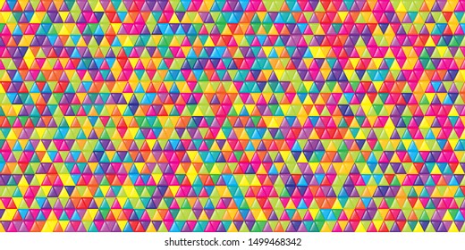 Colorful Abstract geometric triangle grid background