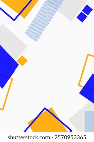 Colorful abstract geometric vector background with vibrant shapes and patterns.  