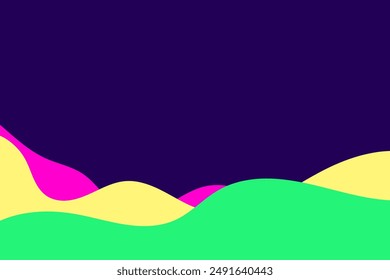 colorful abstract geometric wavy background with flat design. suitable for banner templates, websites, presentation
