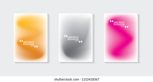 colorful abstract gradient background. design template. vector illustration artwork. on gray background