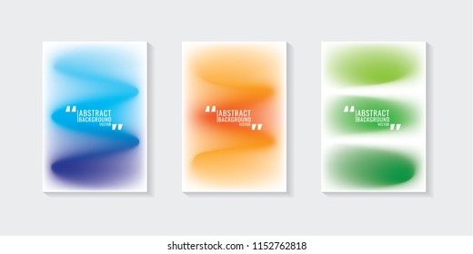 colorful abstract gradient background. design template. vector illustration artwork. on gray background