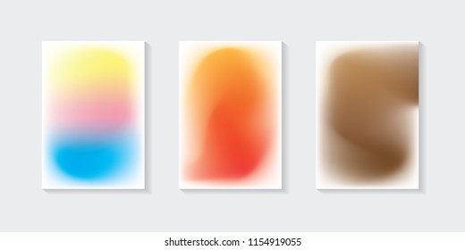 colorful abstract gradient background. design template. vector illustration artwork. on gray background