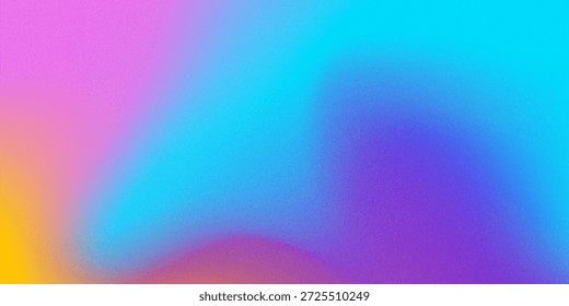 Colorful abstract gradient background featuring smooth transitions of pastel tones with noise grain texture. Suitable for social media, product design, posters, wallpapers, etc.