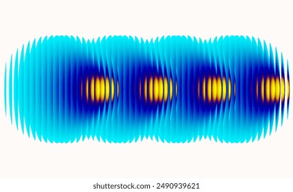 Colorful abstract gradient background with ripple effect, creating visually striking design