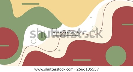 Colorful abstract gradient background with simple wave shapes. Popular and modern with a simple concept. EPS10 vector.