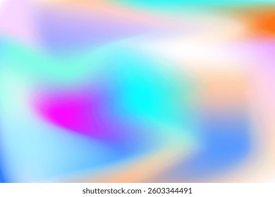Colorful Abstract Gradient Background with Soft Pastel Shades and Vibrant Tones. suitable for modern design applications
