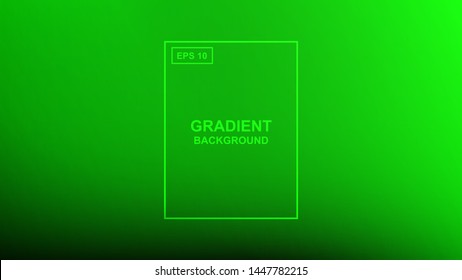 Colorful abstract gradient background. Background for ui design,graphic design, banner or poster. vector green and black gradient color background. Vector EPS10.