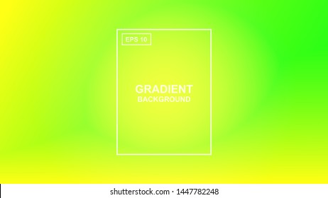 Colorful abstract gradient background. Background for ui design,graphic design, banner or poster. vector yellow and green gradient color background. Vector EPS10.