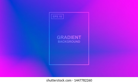 Colorful abstract gradient background. Background for ui design,graphic design, banner or poster. vector blue and purple gradient color background. Vector EPS10.