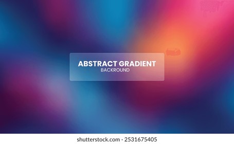 Colorful abstract gradient background with vibrant blue, purple, orange and pink hues