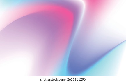 Fundo de gradiente abstrato colorido com tons vibrantes de rosa, roxo e ciano que se misturam suavemente. Perfeito para design moderno, tecnologia, moda ou projetos de arte digital. design vetorial.