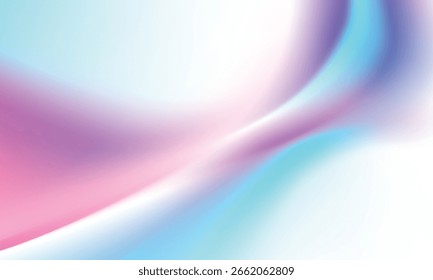 Fondo degradado abstracto colorido con vibrantes tonos rosa, púrpura y cian que se mezclan suavemente. Perfecto para proyectos de diseño moderno, tecnología, moda o arte digital. Diseño de Vector.